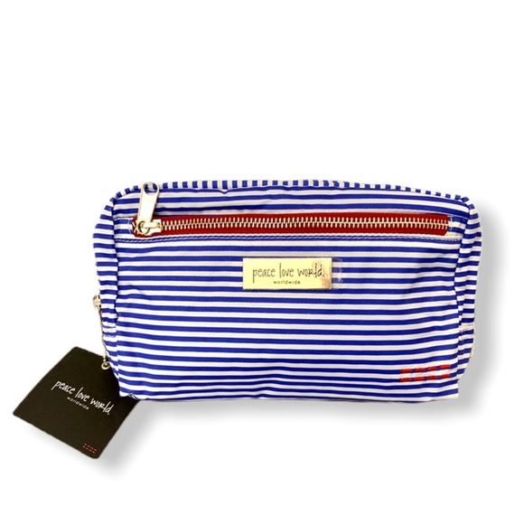 Peace Love World Cosmetics Pouch Bag - Picture 2 of 7